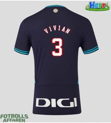 Athletic Bilbao Dani Vivian #3 Bortatröja 2025-26 Kortärmad